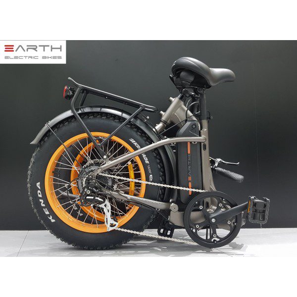 Earth Ant eBike 20 Inch x 4" Fat Folding Charcoal 17Ah - Image 5