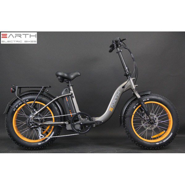 Earth Ant eBike 20 Inch x 4" Fat Folding Charcoal 17Ah